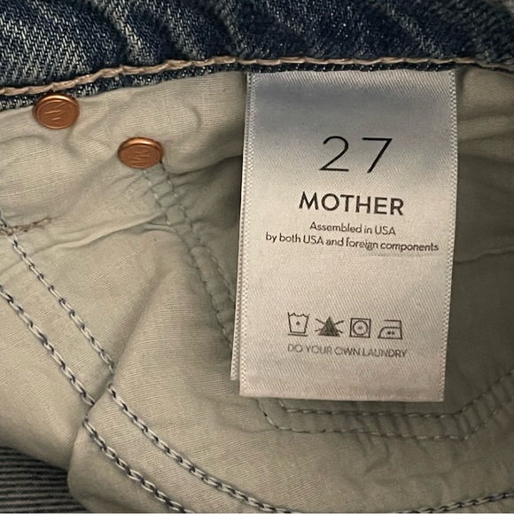MOTHER Superior The Dodger Sneak Jeans Size 27 NWT - Picture 5 of 6